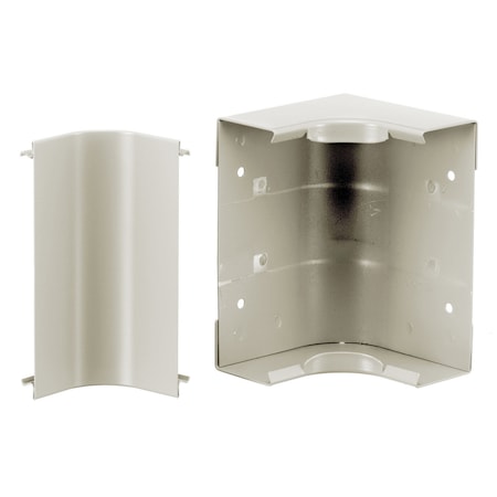 Hubbell Wiring Device-Kellems Internal Elbow Raceway, HBL6750 Series, 4.74 in W, 6-3/4 in H, 4.74 in L, Ivory HBL6717IV